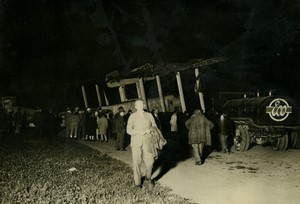 Aviation Farman Oiseau Bleu raid Paris New York Eco Tanker Truck Photo Rol 1927