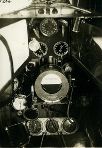 France Aviation Breguet Aircraft cockpit Old Photo Breguet 1920's