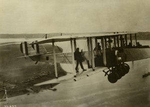 USA San Diego Aviation parachute exercise Old Photo Rol 1920's