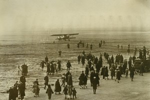USA New York Mitchel Field Costes & Bellonte Breguet airplane Old Photo Rol 1927
