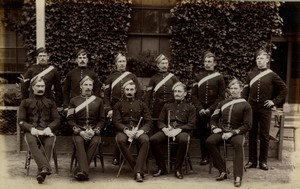 United Kingdom military Hussars group Old FGOS Photo 1890 #1