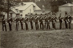 United Kingdom military Artillery Hussars? Old FGOS Photo 1890