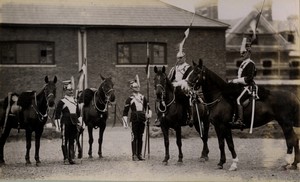 United Kingdom military Cavalry Lancers? Old FGOS Photo 1890 #2