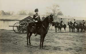 United Kingdom military Royal Horse Artillery Old FGOS Photo 1890