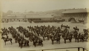 United Kingdom military review Aldershot Artillery Horses Old FGOS Photo 1888