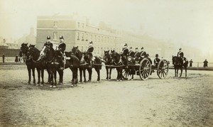 United Kingdom Woolwich Barracks military Artillery Old FGOS Photo 1890