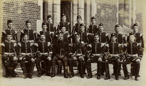 United Kingdom military group Scottish Infantry? Old FGOS Photo 1890
