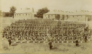 United Kingdom military Royal Scots? Infantry Barracks Old FGOS Photo 1890