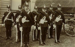 United Kingdom military Army Service Corps Helmets Old FGOS Photo 1890