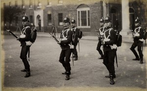 United Kingdom military Royal Engineers bayonet exercise Old FGOS Photo 1890