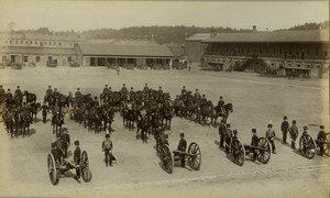 Aldershot United Kingdom military Royal Horse Artillery Old FGOS Photo 1890