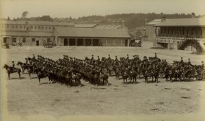 Aldershot United Kingdom military Royal Horse Artillery Old FGOS Photo 1888
