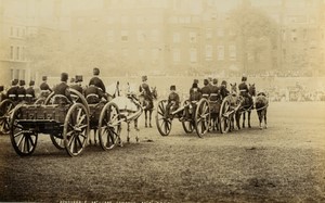 United Kingdom military Honourable Artillery Company parade Old FGOS Photo 1890
