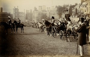 United Kingdom military Prince & Princess of Wales parade Old FGOS Photo 1890