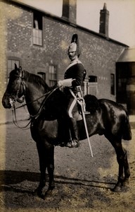 United Kingdom military Trooper the Bays 2nd Dragoon Guards Old FGOS Photo 1890