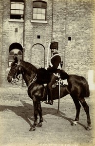 United Kingdom military Sergeant 11th Hussars Old FGOS Photo 1890