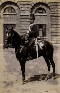 United Kingdom military Trooper 19th Hussars  Old FGOS Photo 1890