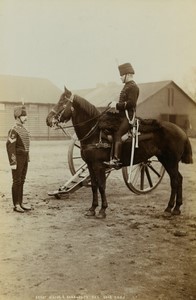 UK military Sergeant Major & Bombardier Royal Horse Artillery FGOS Photo 1890