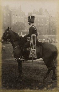 UK military Officer Honourable Artillery Company Old FGOS Photo 1890