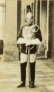 United Kingdom military Corporal Major of Royal Horse Guards Old FGOS Photo 1890