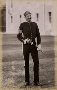 United Kingdom military Sergeant Major 6th Dragoon Guards Old FGOS Photo 1890 #2