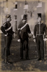 United Kingdom military Hussars Old FGOS Photo 1890