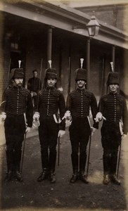 United Kingdom military Hussars? Old FGOS Photo 1890