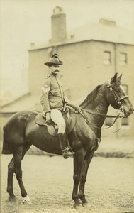 United Kingdom Troop Sergeant Major New South Wales Cavalry Old FGOS Photo 1890