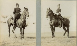 United Kingdom military Troops Cavalry Old FGOS Photo 1890