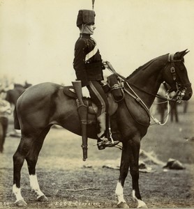 United Kingdom military Cavalry Hussars? Old FGOS Photo 1890