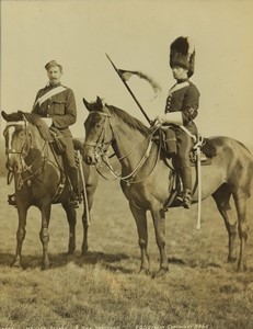 United Kingdom Lanciers 1st Life Guards & 2nd Dragoons Old FGOS Photo 1890 #1