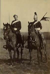 United Kingdom Lanciers 1st Life Guards & 2nd Dragoons Old FGOS Photo 1890 #2