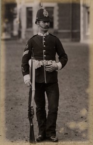 United Kingdom military Sergeant South Stafford Old FGOS Photo 1890