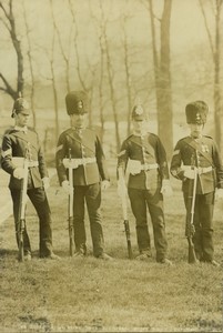 United Kingdom military Bush & Royal Irish Fusiliers Old FGOS Photo 1890