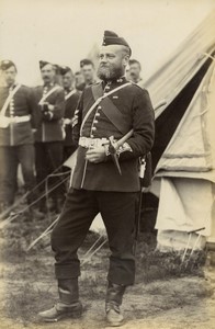 Royaume Uni Militaire Coldstream Guards Ancienne Photo FGOS 1890