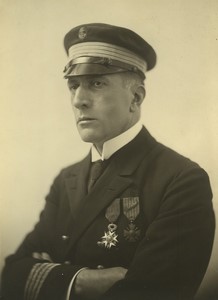 France Captain Joseph Blancart Ile de France Ocean Liner Old Photo Bertin 1930