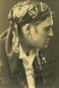 France acteur? L.F. Arnol pirate dedicace autographe ancienne photo Blanc et Demilly 1930 #1