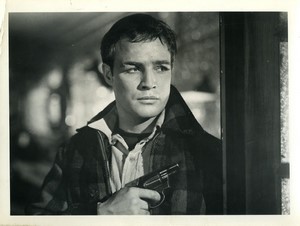 USA Actor Marlon Brando in A Streetcar Named Desire Old Photo Film 1951