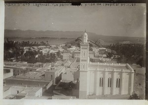 Algerie Laghouat vue panoramique prise de l'Hopital Ancienne Photo 1925