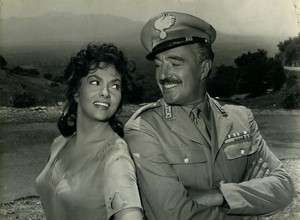 Italy Gina Lollobrigida & Vittorio de Sica Bread, Love and Dreams Old Photo 1953