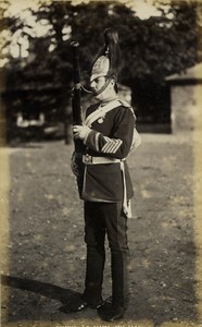 United Kingdom military music Bandsman Royal Horse Guards Old Photo FGOS 1890 #1