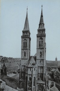 Germany Nuremberg St Sebaldus Church Sebalduskirche Cabinet Photo Roepke 1890
