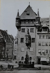 Germany Nuremberg Nassauer House Old Cabinet Photo Roepke 1890