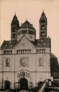 Germany Speyer Cathedral West Choir Old Cabinet Photo Jager 1890