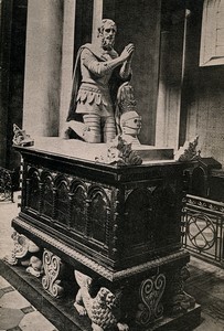 Germany Speyer Cathedral King Adolph of Nassau memorial Cabinet Photo Jager 1890