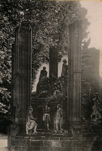Germany Speyer Mount of Olives Ölberg Old Cabinet Photo Jager 1890