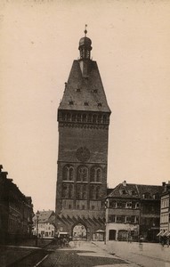Germany Speyer Old Gate Altpörtel Old Cabinet Photo Jager 1890