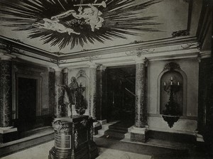 Germany Baviere Linderhof castle intérior Old Cabinet Photo Jos Albert 1899