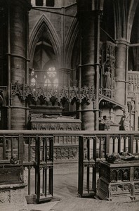 London Westminster Abbey Chapel of St Edmund Cabinet Photo Römmler & Jonas 1890