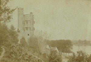 Netherlands Nijmegen Belvedere View Old Cabinet Photo 1880